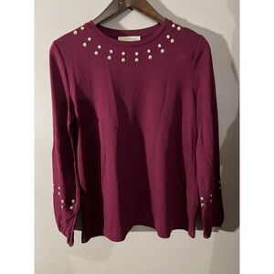Michael kors Women's Burgundy Top